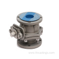 Customize valve-body size floating manual ball valve CF8